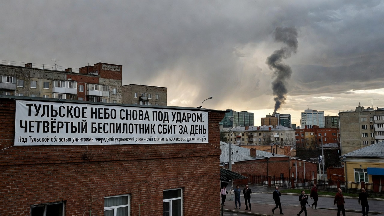 Тульское небо снова под ударом. Четвёртый беспилотник сбит за день