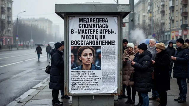 Медведева сломалась в «Мастере игры». Месяц на восстановление!